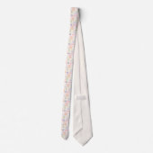 FRIENDS™ Colorful Quotten Pattern Stropdas (Achterkant)