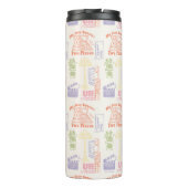 FRIENDS™ Colorful Quotten Pattern Thermosbeker (Achterkant)