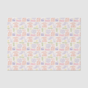 FRIENDS™ Colorful Quotten Pattern Tissuepapier