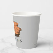 FRIENDS™ Couch Papieren Bekers (Achterkant)