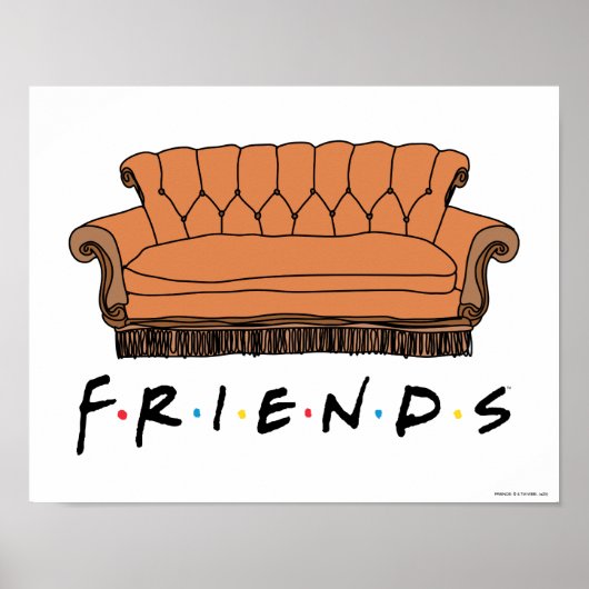 FRIENDS™ Couch Poster (Voorkant)