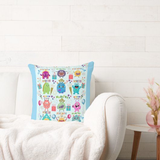 Friends Cushion - Monster theme Kussen (Bank)