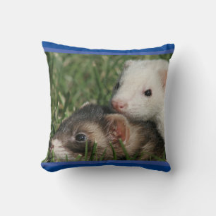 Friends Cute Afbeelding of Sleepy Ferret Kussen