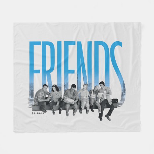FRIENDS™ | De bende Fleece Deken (Voorkant (Horizontaal))