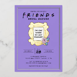 FRIENDS™ | De ene met het Vrijgezellenfeest Folie Uitnodiging