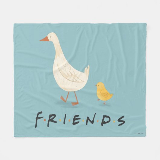 FRIENDS™ | De kuiken en de eenden Fleece Deken (Voorkant (Horizontaal))