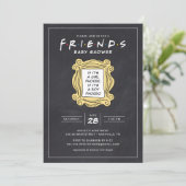 FRIENDS™ | De met het Baby shower van het karton Kaart (Staand voorkant)