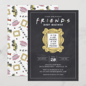 FRIENDS™ | De met het Baby shower van het karton Kaart (Voorkant / Achterkant)