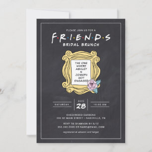 FRIENDS™ De One met de Chalkboard Brunch Shower Kaart