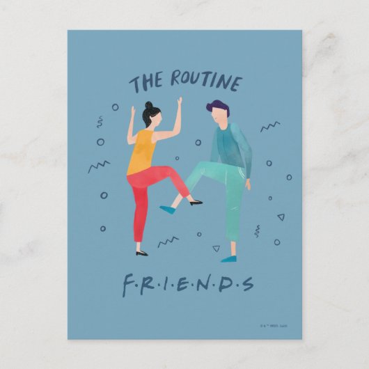 FRIENDS™ | De Routine Briefkaart (Voorkant)