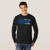 Friends Don't Let Friends Skydive Alone T-shirt (Voorkant volledig)