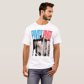 FRIENDS™ | DRAAI DRAAI DRAAI Citaat T-shirt (Voorkant volledig)