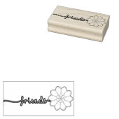 Friends floral stamp rubberstempel (Gestempeld)