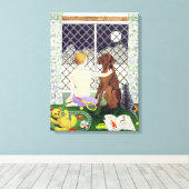 Friends Forever Canvas Afdruk (Insitu (Houten vloer))