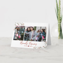 Friends Forever Foto's Vrienden Gevouwen Vakantie Feestdagen Kaart