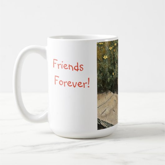 Friends Forever Happy Garden Koffiemok (Links)