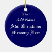 Friends Forever Heart kerstversiering Keramisch Ornament (Achterkant)