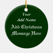 Friends Forever Heart kerstversiering Keramisch Ornament (Achterkant)