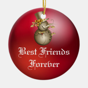 Friends Forever Heart kerstversiering Keramisch Ornament