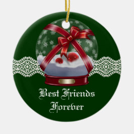 Friends Forever Heart kerstversiering Keramisch Ornament