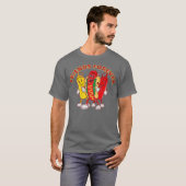 Friends Forever Hot Dog Ketchup Mustard Funny T-shirt (Voorkant volledig)