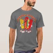 Friends Forever Hot Dog Ketchup Mustard Funny T-shirt (Voorkant)