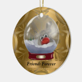Friends Forever kerstversiering Keramisch Ornament (Links)