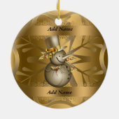 Friends Forever kerstversiering Keramisch Ornament (Achterkant)