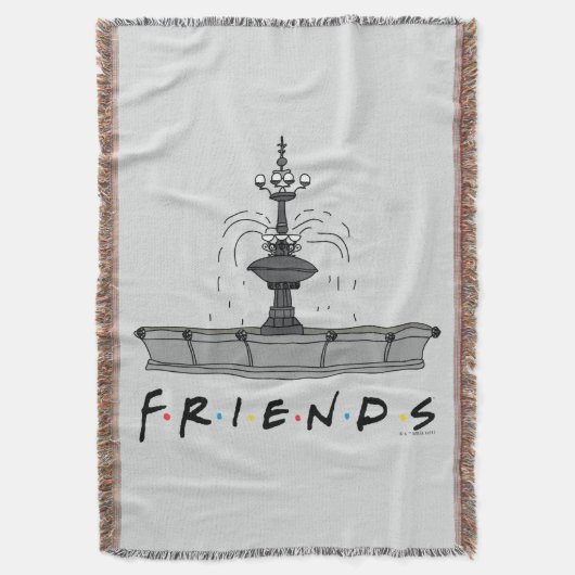 FRIENDS™ Fountain Deken (Voorkant Verticaal)