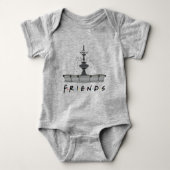 FRIENDS™ Fountain Romper (Voorkant)