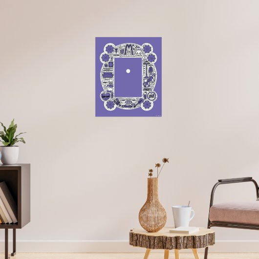 FRIENDS™ Frame Doodle Art Poster (Woonkamer 3)