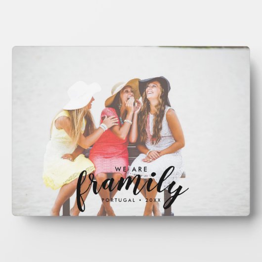 Friends Framily Memory Photo Plaque Fotoplaat (voorkant)