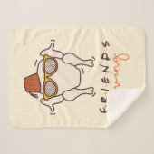 FRIENDS™ | Friendsgiving Sherpa Deken (Voorkant (horizontaal))