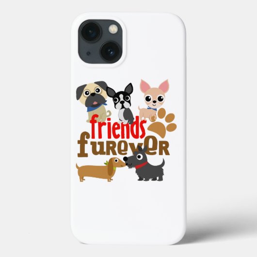 Friends Furever Dogs Puppies Case-Mate iPhone Case (Achterkant)