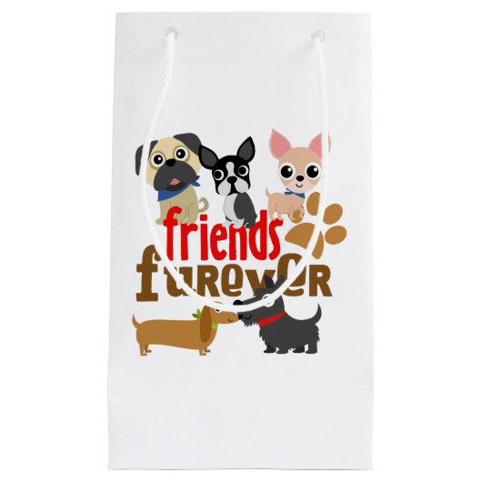 Friends Furever Dogs Puppies Klein Cadeauzakje (Voorkant)