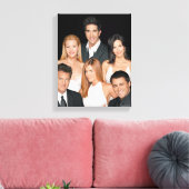 FRIENDS™ | Gegoten in formeel Draag kleding Canvas Afdruk (Insitu (Woonkamer))