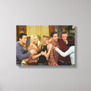FRIENDS™   Gegoten Thanksgiving Groep Hug Canvas Afdruk