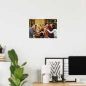 FRIENDS™ | Gegoten Thanksgiving Groep Hug Poster (Thuiskantoor)