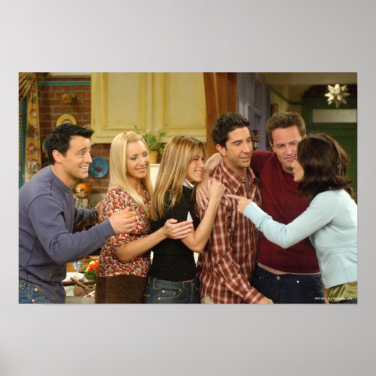 FRIENDS™ | Gegoten Thanksgiving Groep Hug Poster (Voorkant)