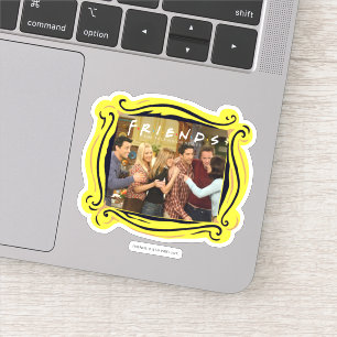 FRIENDS™ Gegoten Thanksgiving Groep Hug Sticker