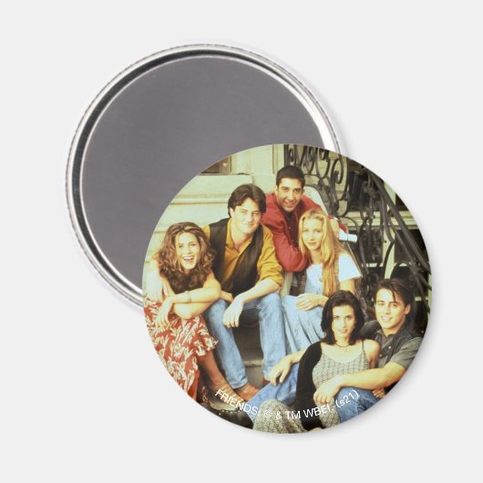 FRIENDS™ | Gegoten vergadering op de stoep Magneet (Voorkant / Achterkant)