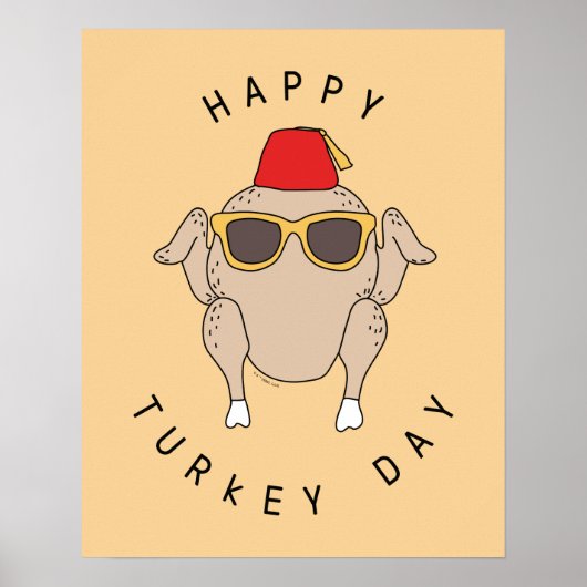 FRIENDS™ | Gelukkig Turkije Day Poster (Voorkant)