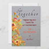 Friends get together  invitation kaart (Voorkant)