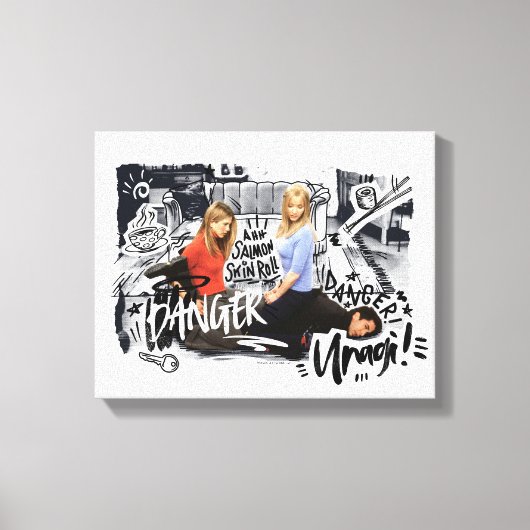 FRIENDS™ | Gevaar! Unagi. Canvas Afdruk (Voorkant)