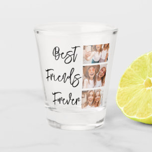 Friends Gift BFF Friendship Photo Collage Shot Glas