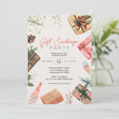 FriendS Gift Exchange Holiday Party Kaart (Staand voorkant)