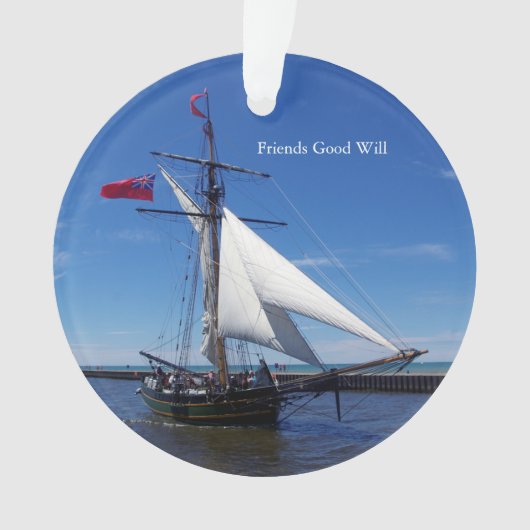 Friends Good Will acrylversibel Ornament (voorkant)