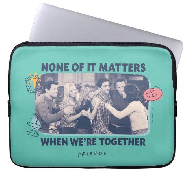FRIENDS™ | Groep Hug Laptop Sleeve (Voorkant)