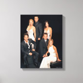 FRIENDS™ | Groep in zwart-wit — Formulier Draag Canvas Afdruk (Voorkant)