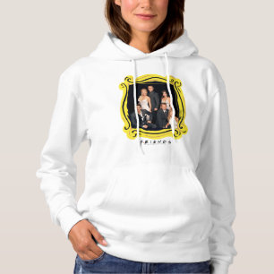FRIENDS™   Groep in zwart-wit — Formulier Draag Hoodie